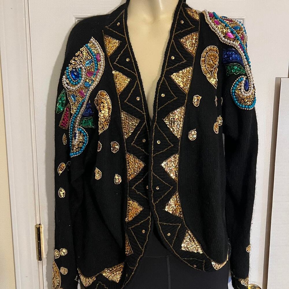 Vintage cristina silk and angora